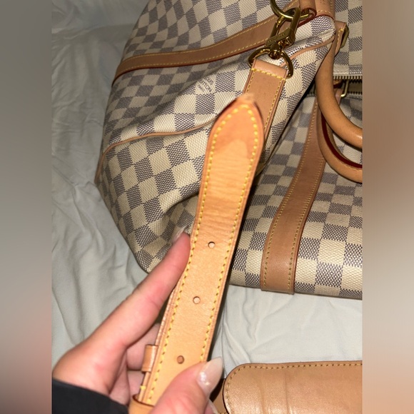 Louis Vuitton Keepall Bandoulière 55 - Damier Azur Canvas - Picture 7 of 9